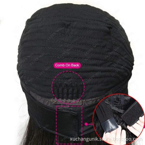 Uniky Wholesale price headband wigs human hair,hair wig with headband,headband wigs for black women